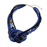 BOCAR Seed Beads Multi-layer Statement Women Strand Collar Necklace