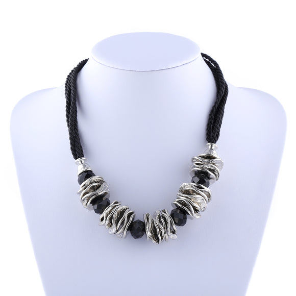 Beryohz Black Statement Choker Collar Necklace Jewelry for Women